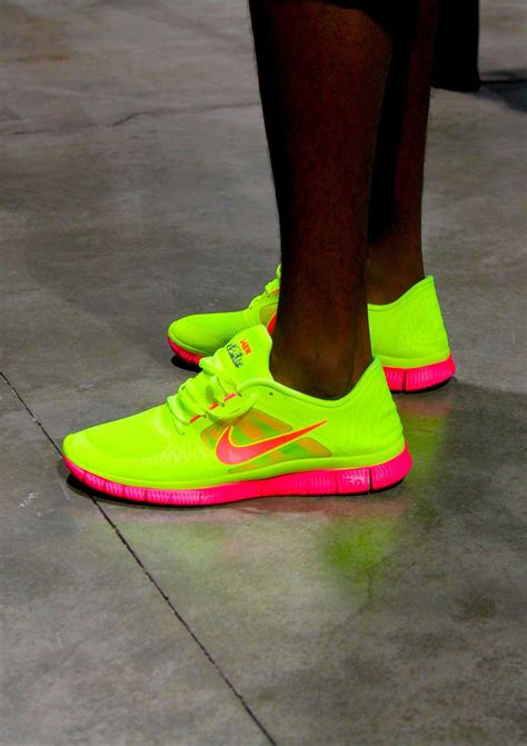 Nike neon shoes